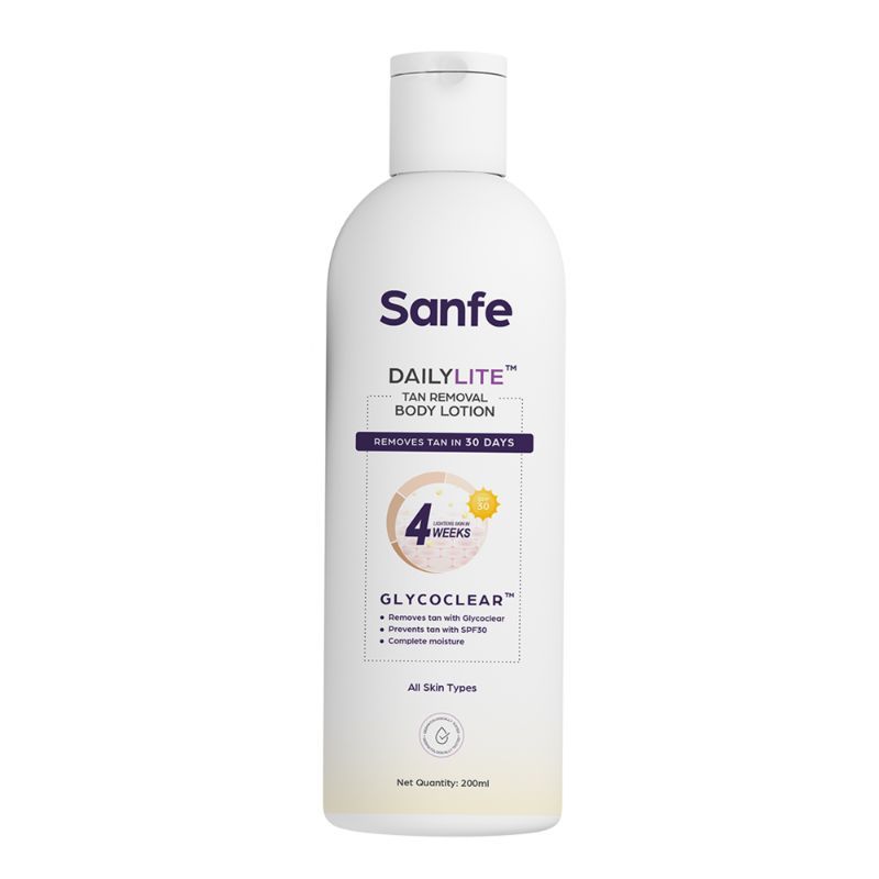 Dailylite Tan Removal Body Lotion For Women Remove Tan With SPF 30 Body Moisturizer Cream
