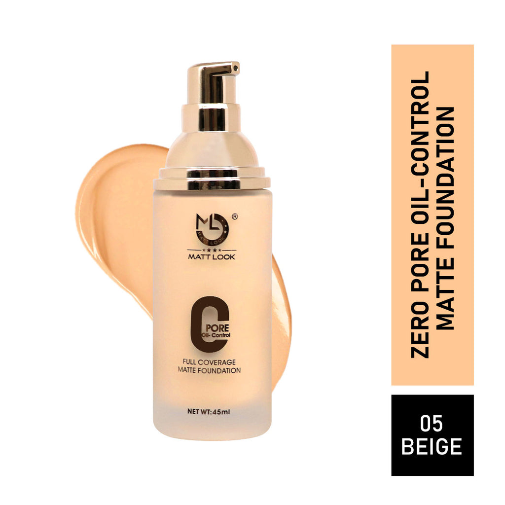 Zero Pore Oil Control Full Coverage Matte Foundation