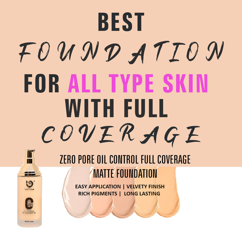 Zero Pore Oil Control Full Coverage Matte Foundation