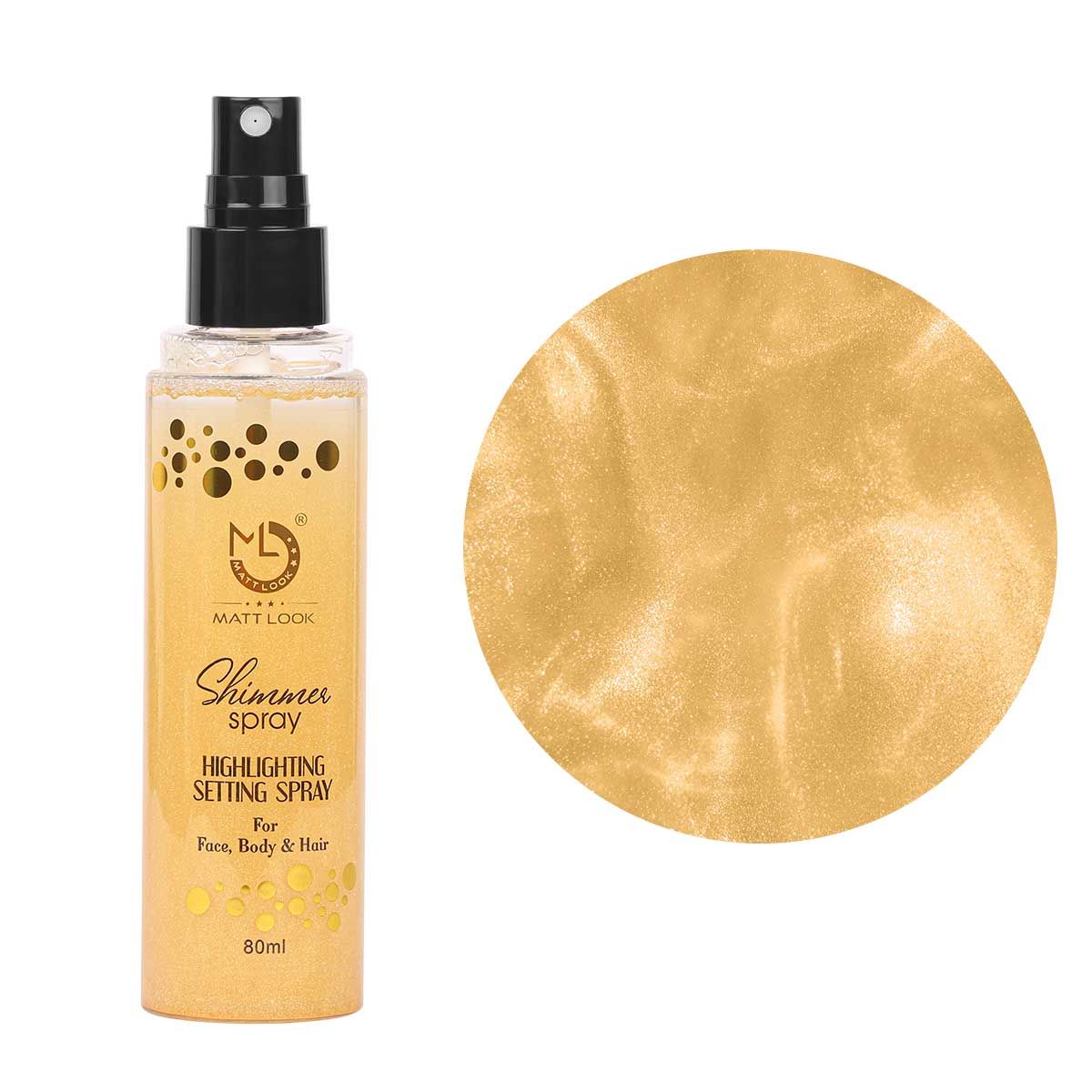 Shimmer Highlighting Setting Spray - Gold 001