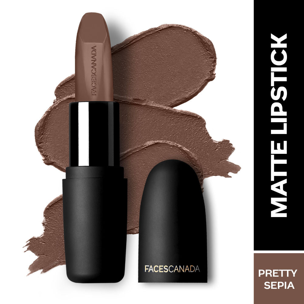 Weightless Matte Finish Lipstick - Pretty Sepia 08