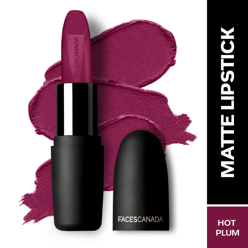 Weightless Matte Finish Lipstick - Hot Plum 24