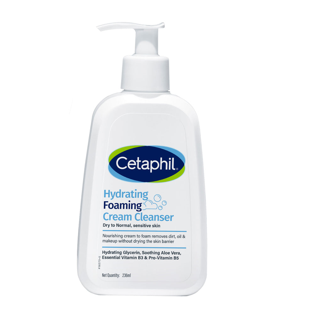 Hydrating Foaming Face Wash For Men, Cleanser With Niacinamide & Aloe Pollution Defense