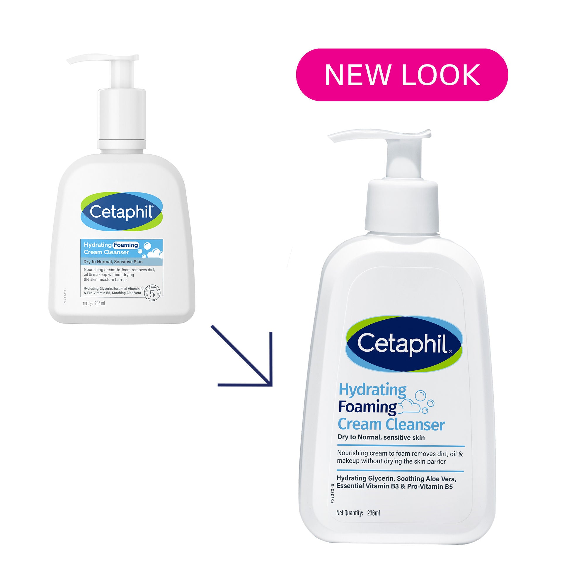 Hydrating Foaming Face Wash For Men, Cleanser With Niacinamide & Aloe Pollution Defense