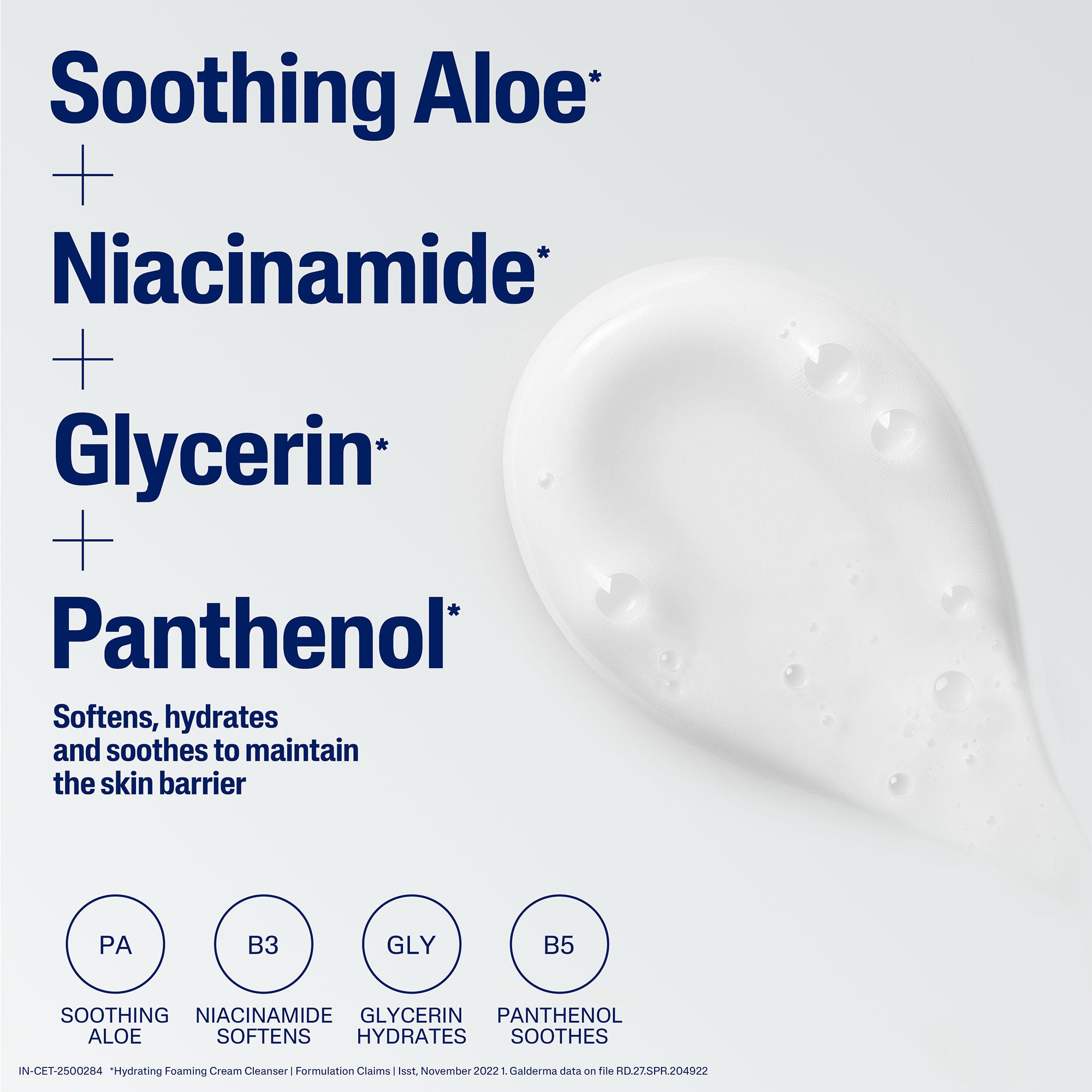 Hydrating Foaming Face Wash For Men, Cleanser With Niacinamide & Aloe Pollution Defense