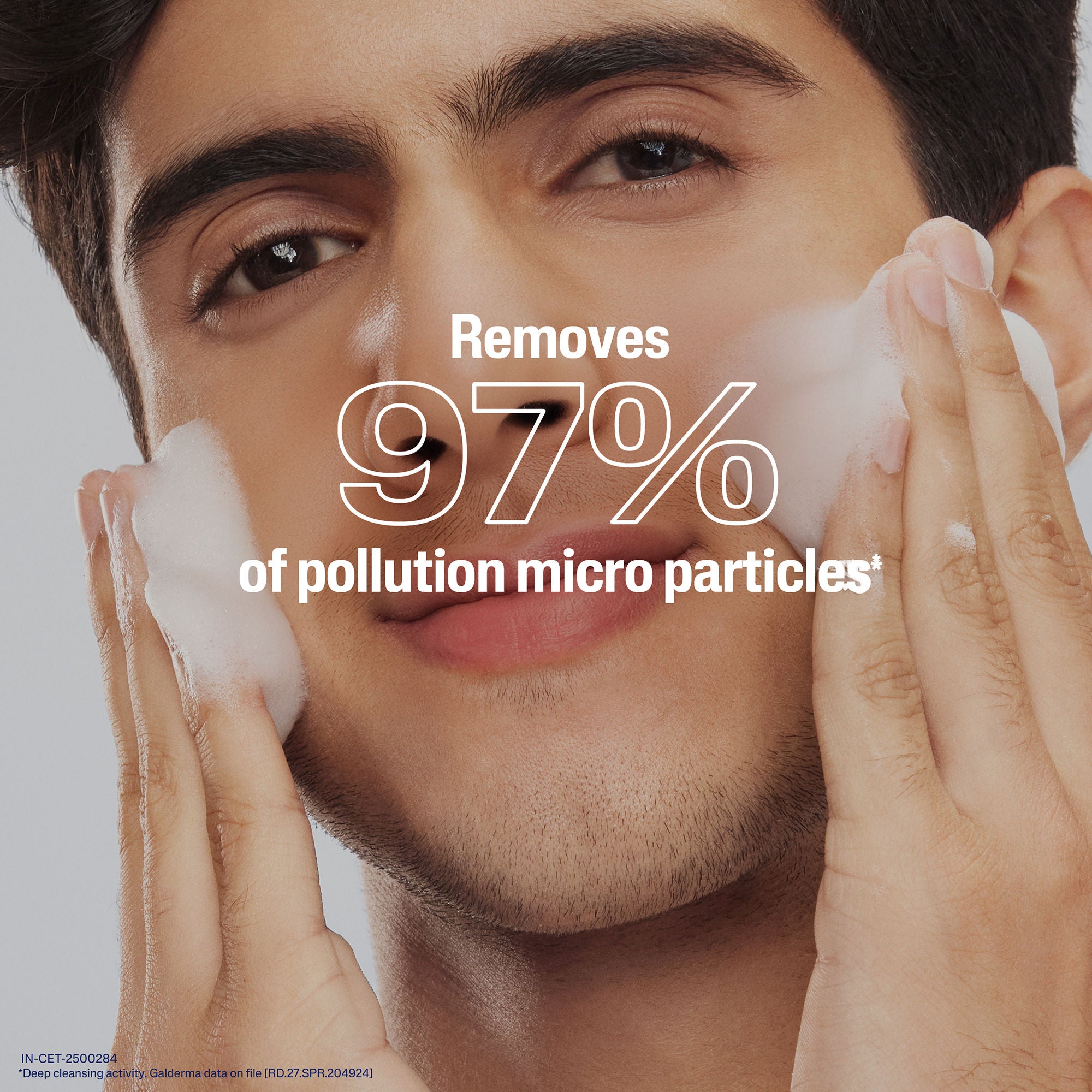 Hydrating Foaming Face Wash For Men, Cleanser With Niacinamide & Aloe Pollution Defense