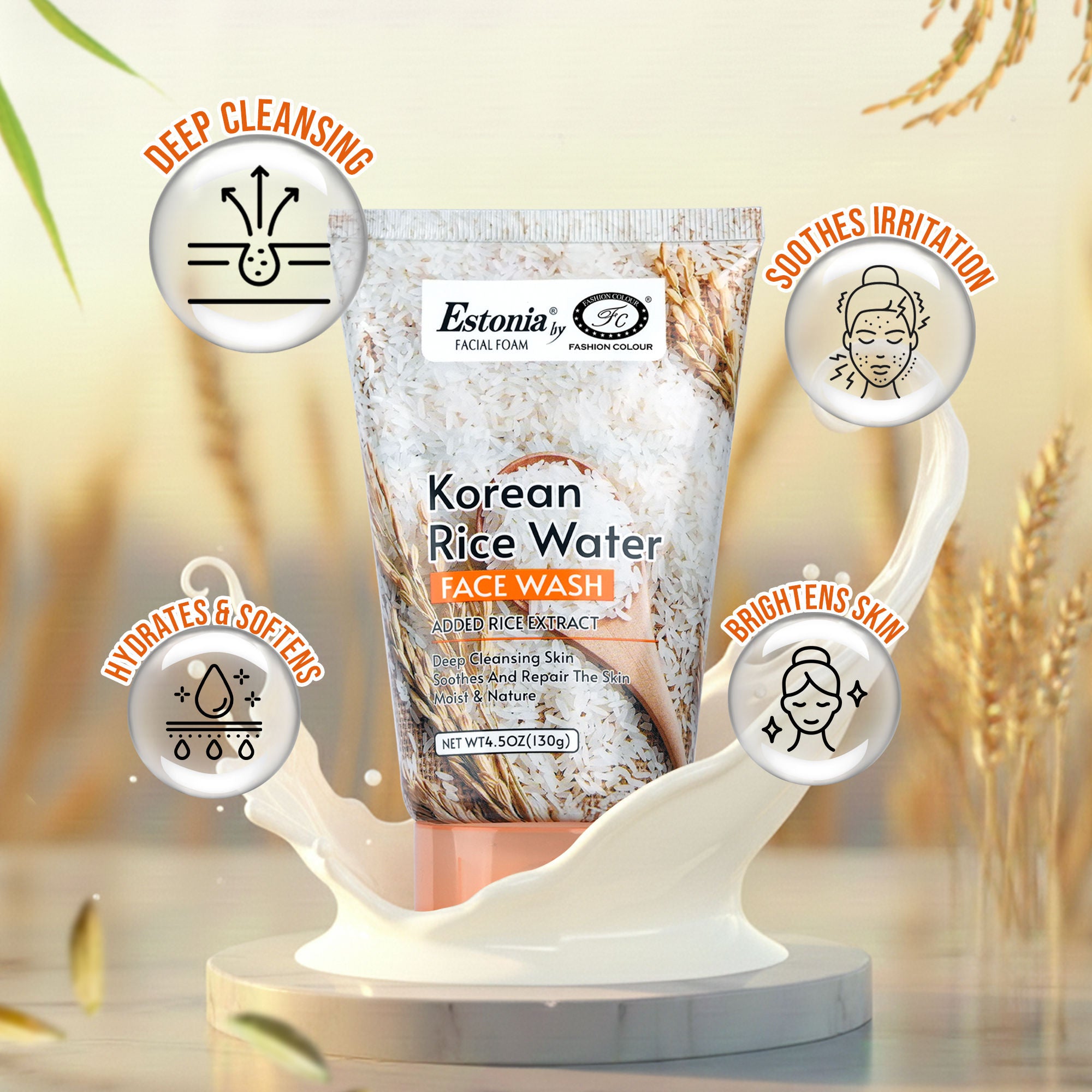 Estonia Korean Rice Water Face Wash