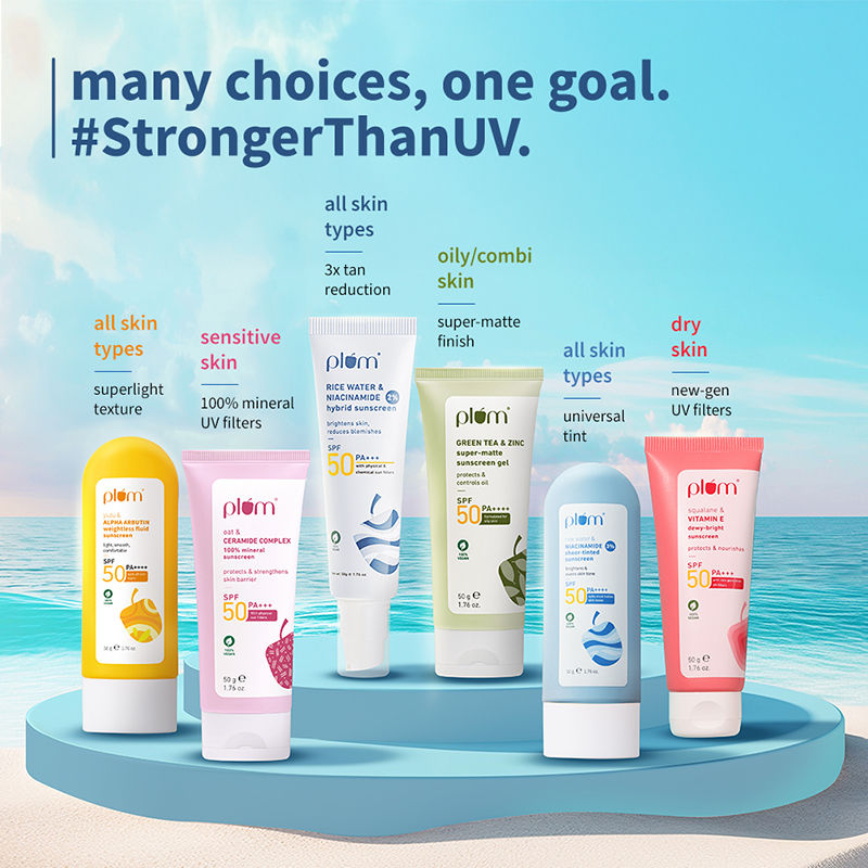 Yuzu & Alpha Arbutin Weightless Fluid Sunscreen SPF 50 PA++++ for Oily,Normal&DrySkinType
