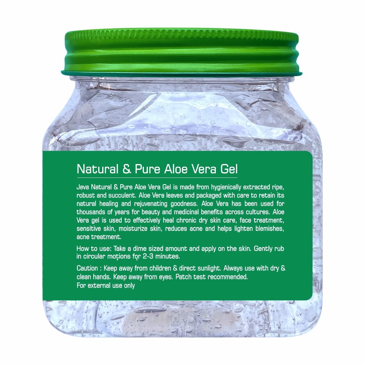 Natural & Pure Aloe Vera Gel for Skin & Hair - Hydrating, Soothing & Refreshing Care