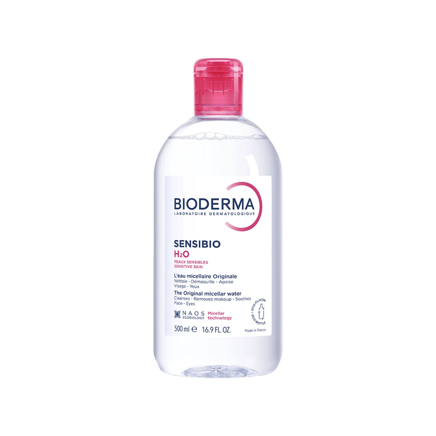 Dermatological Micellar Water Sensibio H2O - Gently Removes Makeup Prevents Clogged Pores