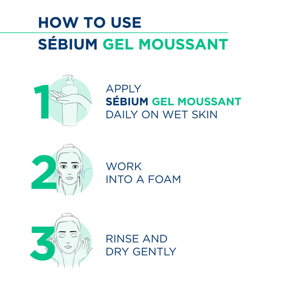 Cleanser - Sebium Gel Moussant - Acne Defence Cleanser For Oily Acne Prone Skin