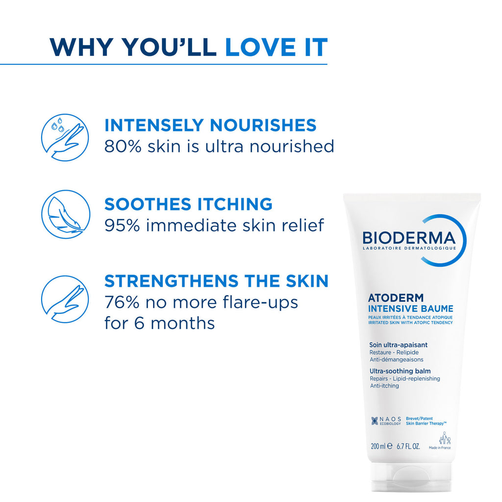 Anti-Itching Balm-Atoderm Intensive Baume-Ceramides & Canola Oil-Eczema Prone Skin