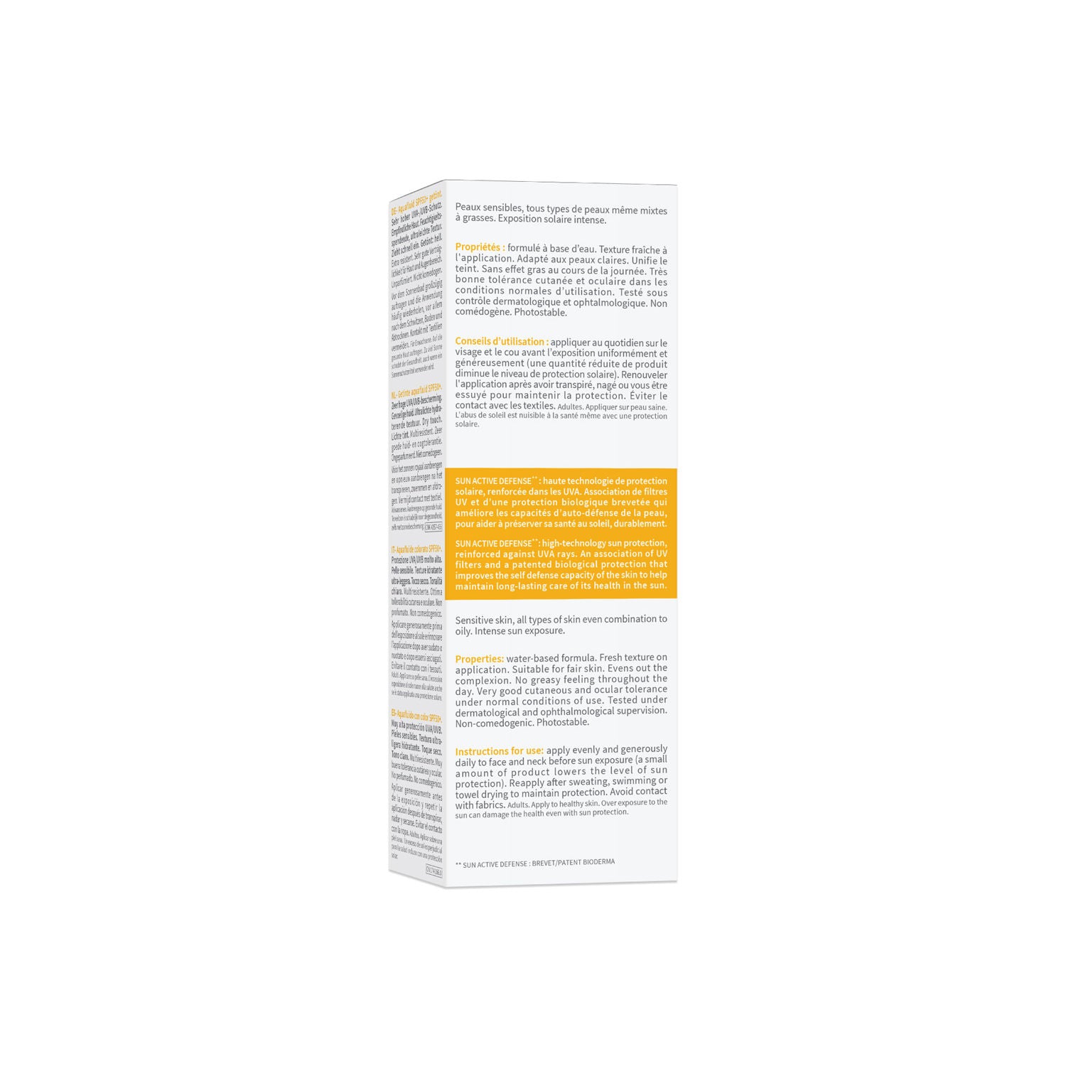 Photoderm Aquafluide Claire SPF 50+ PA+++ Tinted Sunscreen for All Skin Types|In Vivo Tested