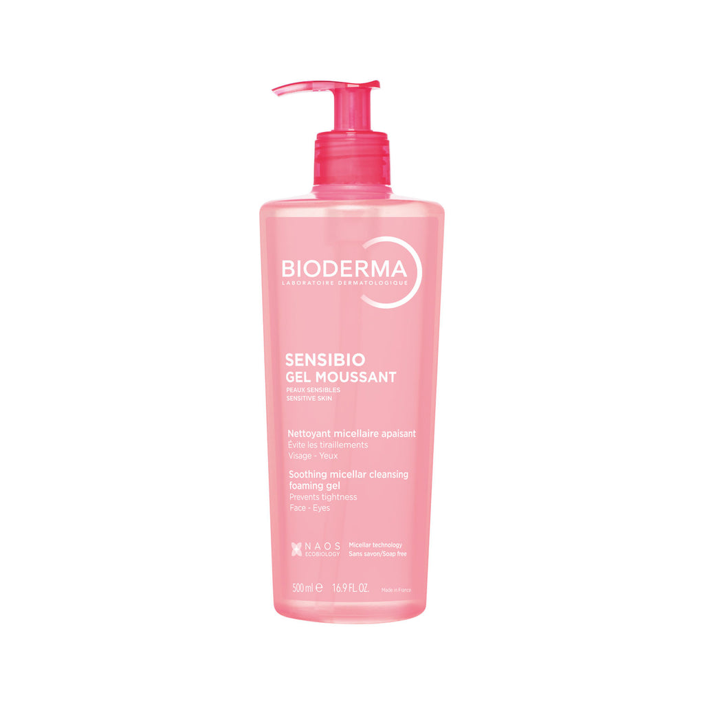 Sensibio Gel Moussant SLS Free Cleanser With Vitamin E-24h Hydration-Micellar Gel