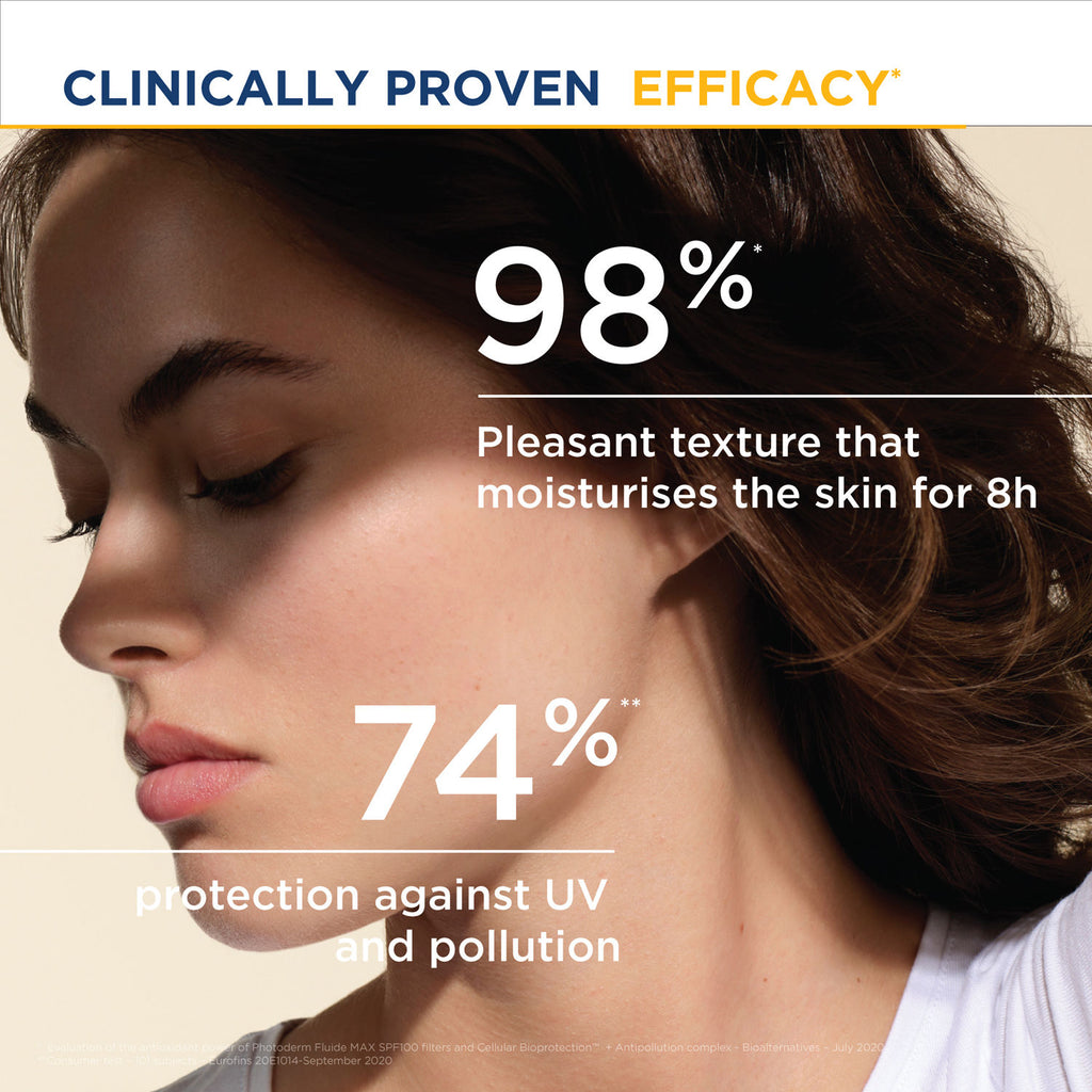 Photoderm Fluide Max SPF 100 PA++++ Tinted Sunscreen for Sensitive Skin | In Vivo Tested