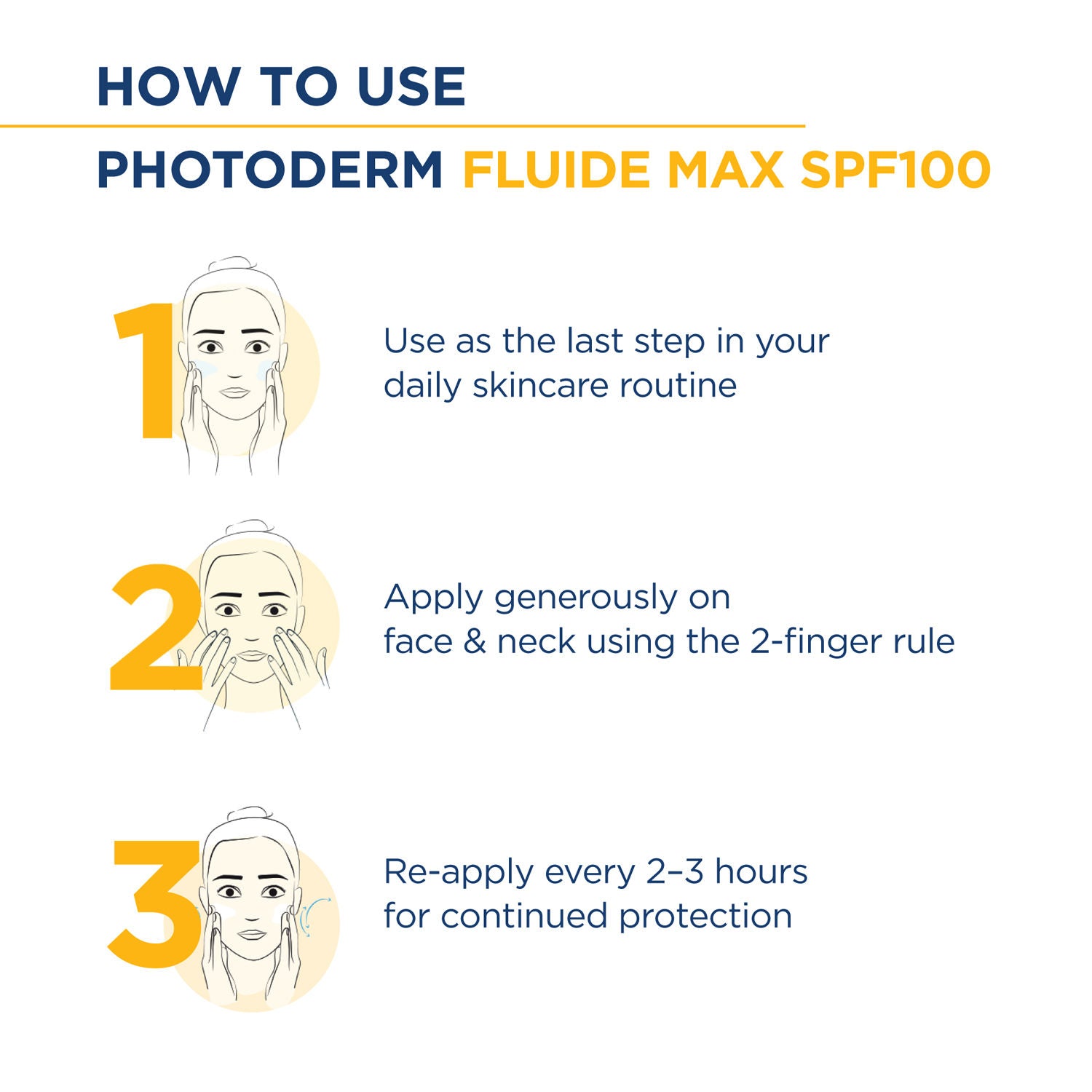 Photoderm Fluide Max SPF 100 PA++++ Tinted Sunscreen for Sensitive Skin | In Vivo Tested