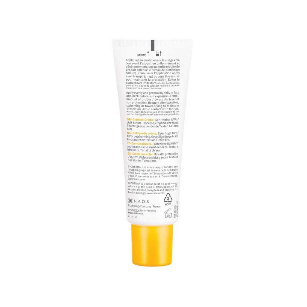 Photoderm Crème Claire SPF 50+ PA++++ Tinted Sunscreen with 8H Hydration | In Vivo Tested