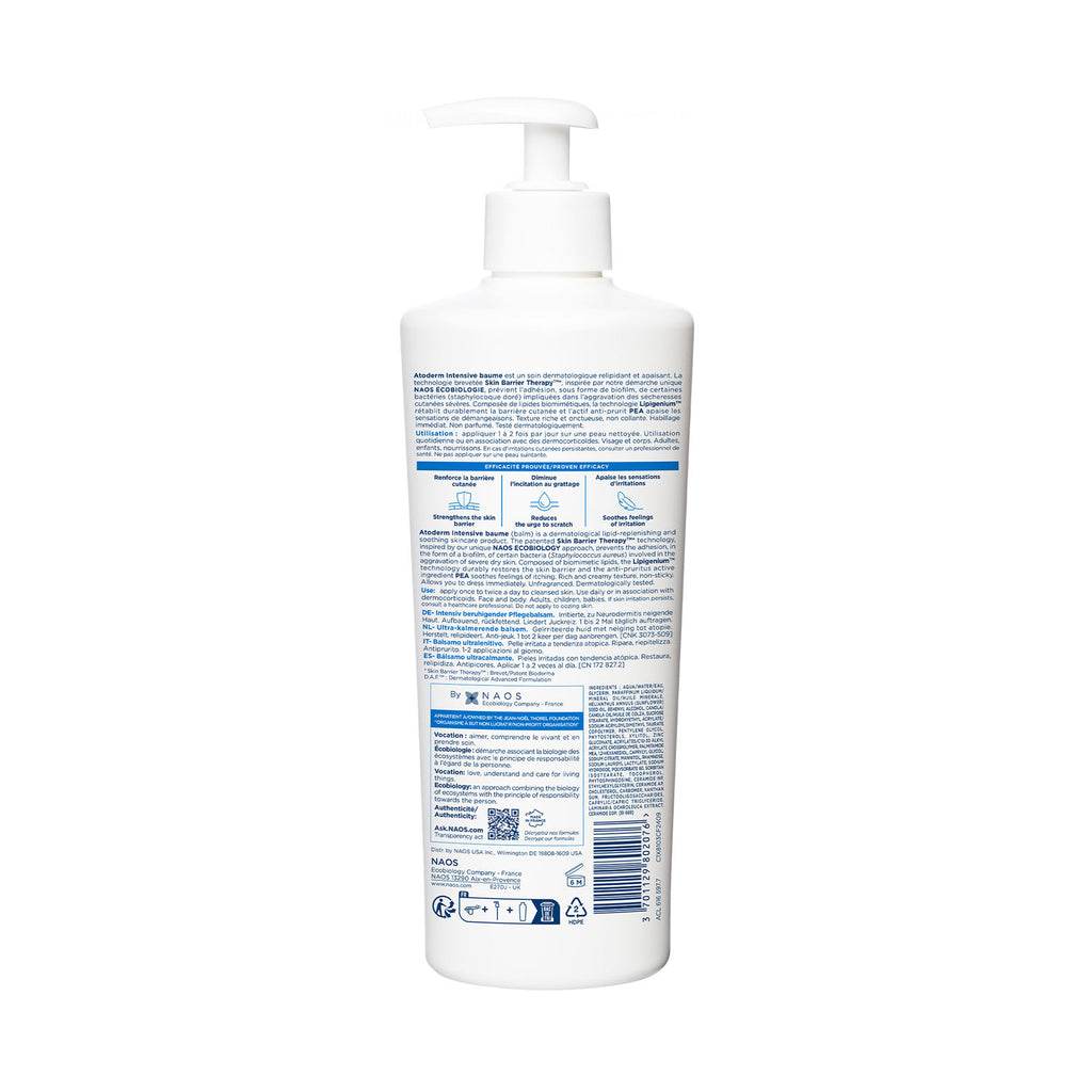 Anti-Itching Balm-Atoderm Intensive Baume-Ceramides & Canola Oil-Eczema Prone Skin