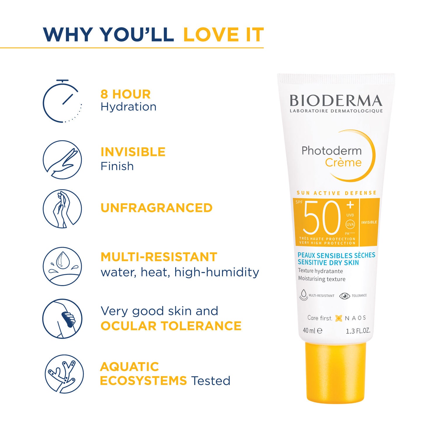 Photoderm Crème SPF 50+ PA++++ Hydrating Sunscreen for Normal to Dry Skin | In Vivo Tested