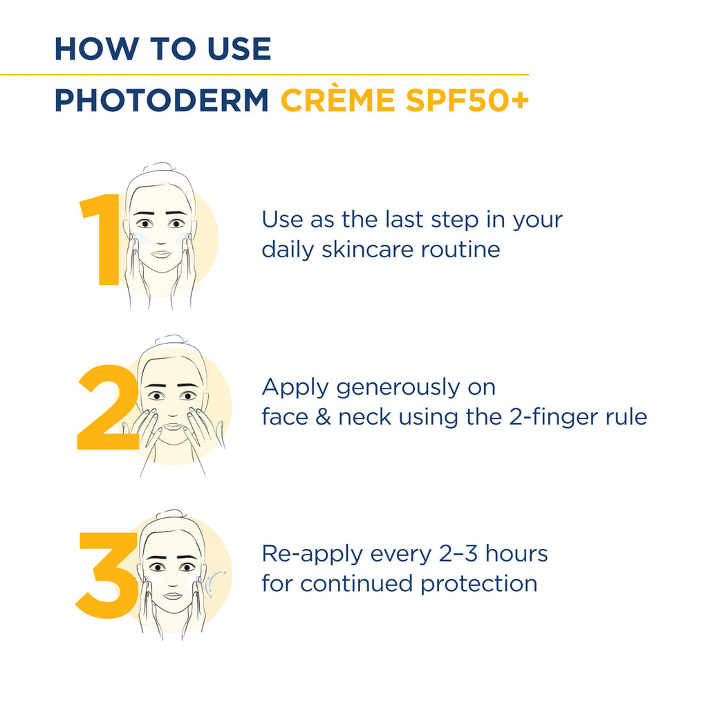 Photoderm Crème SPF 50+ PA++++ Hydrating Sunscreen for Normal to Dry Skin | In Vivo Tested