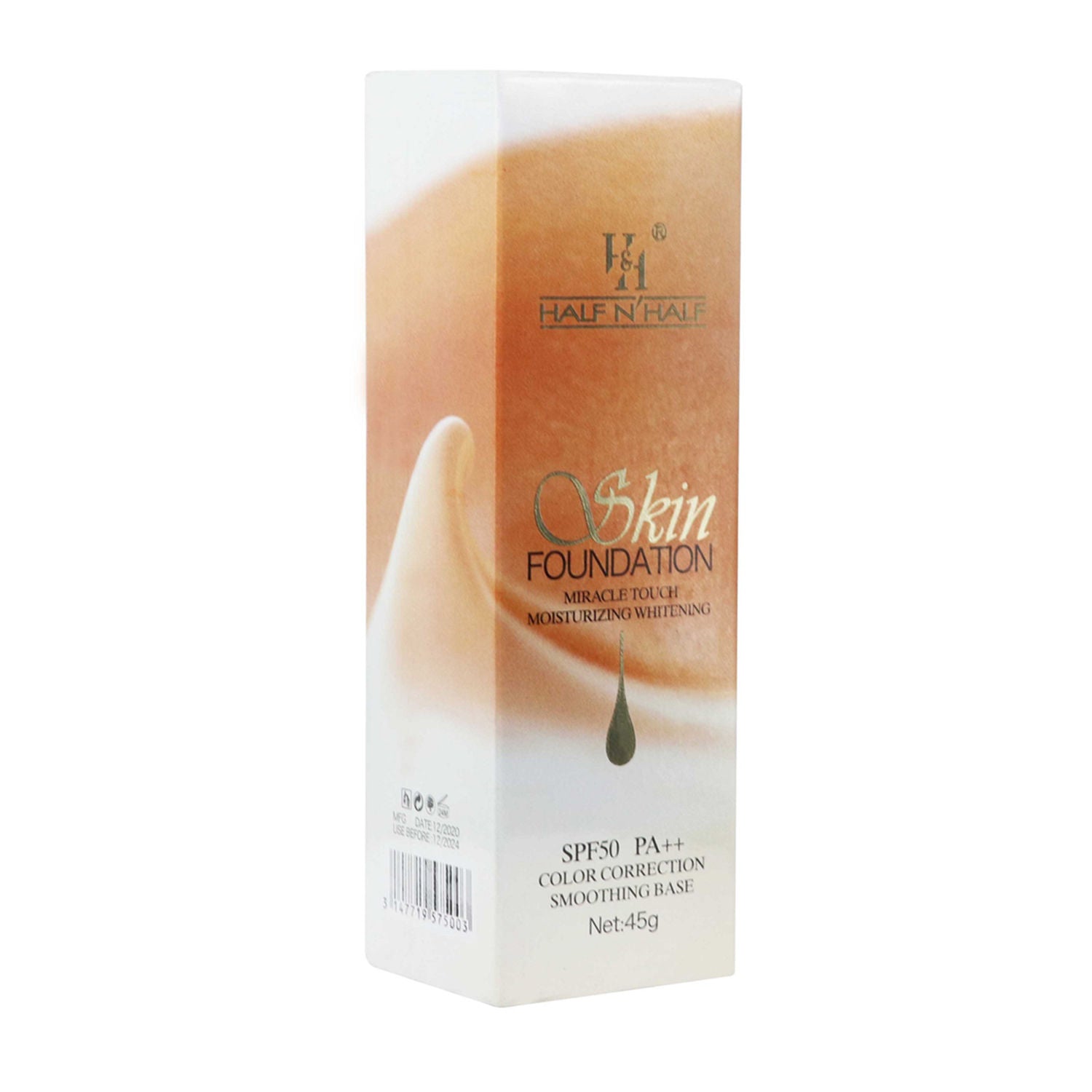 Skin Foundation Miracle Touch Moisturizing Whitening With SPF 50 Pa++