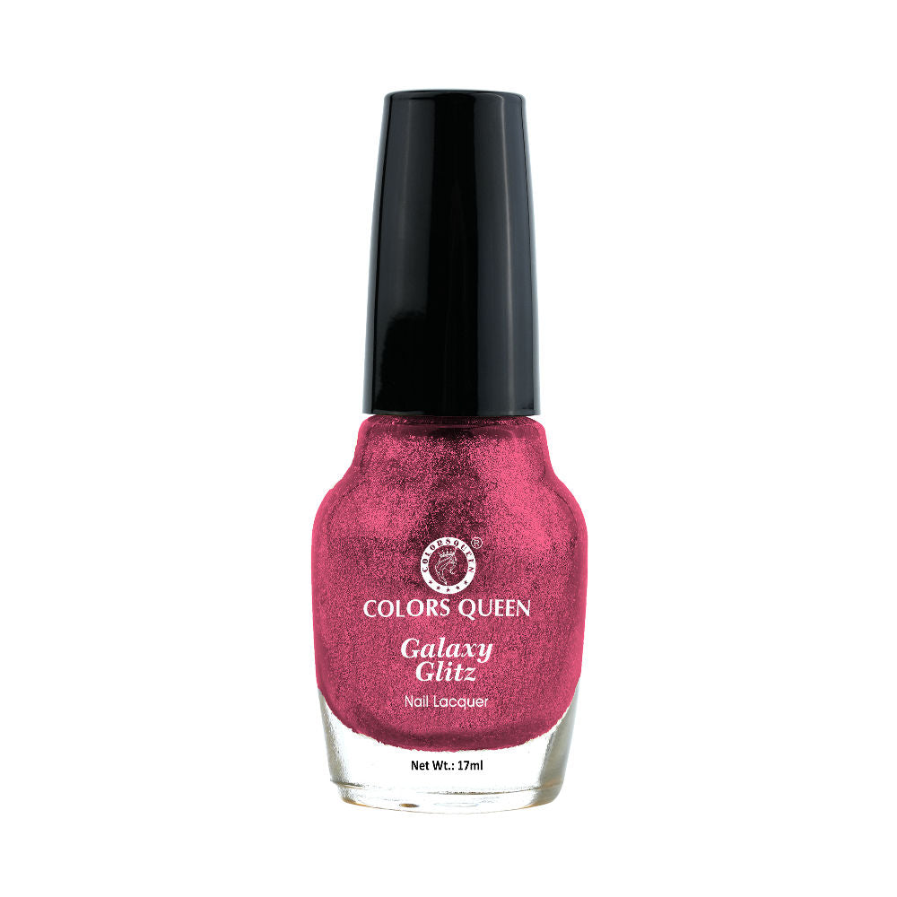 Galaxy Glitz Nail Paint - Flamingo Flirt