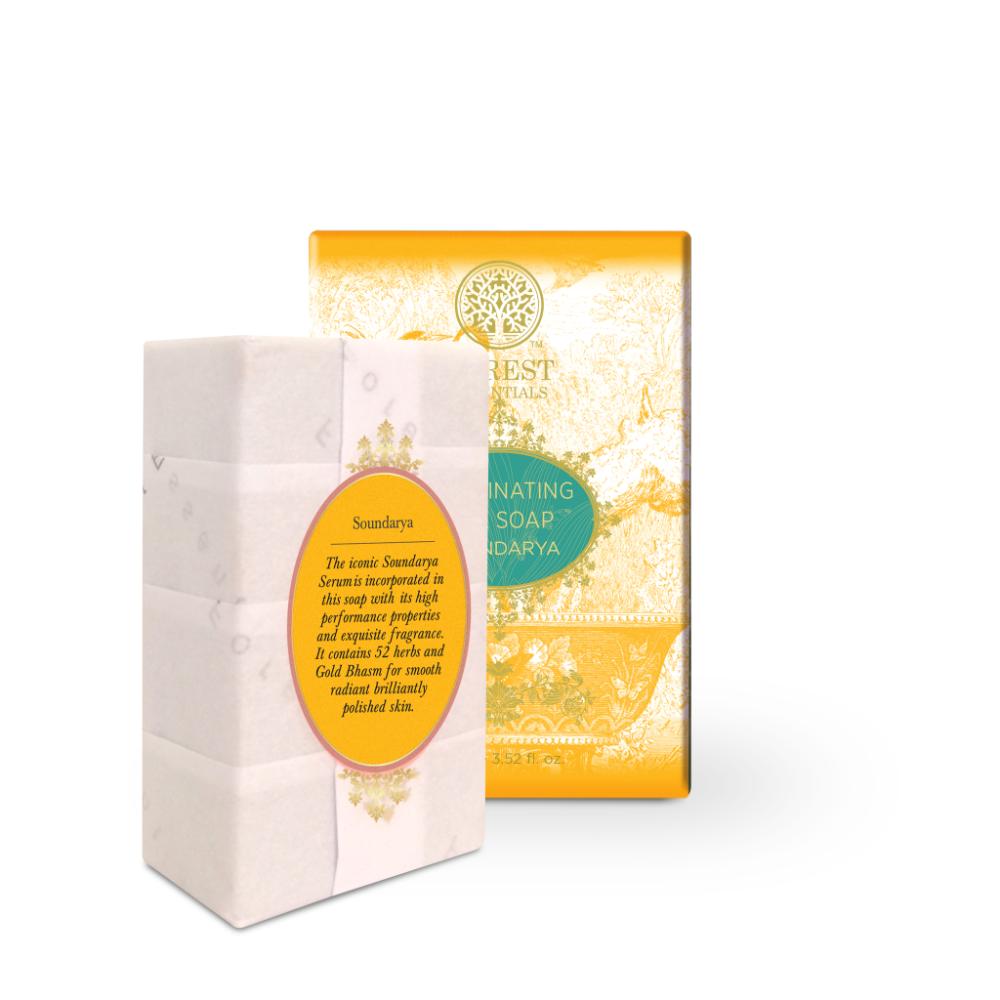 Illuminating Silk Soap Soundarya With Gold Ayurvedic Handmade Soap