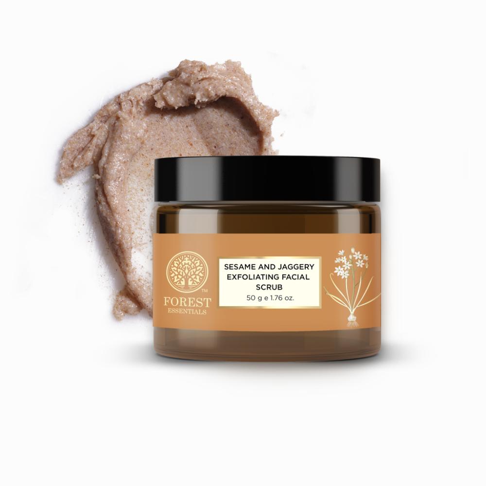 Nourishing Facial Scrub for Dry Skin - Black Sesame & Jaggery Ayurvedic Face Scrub