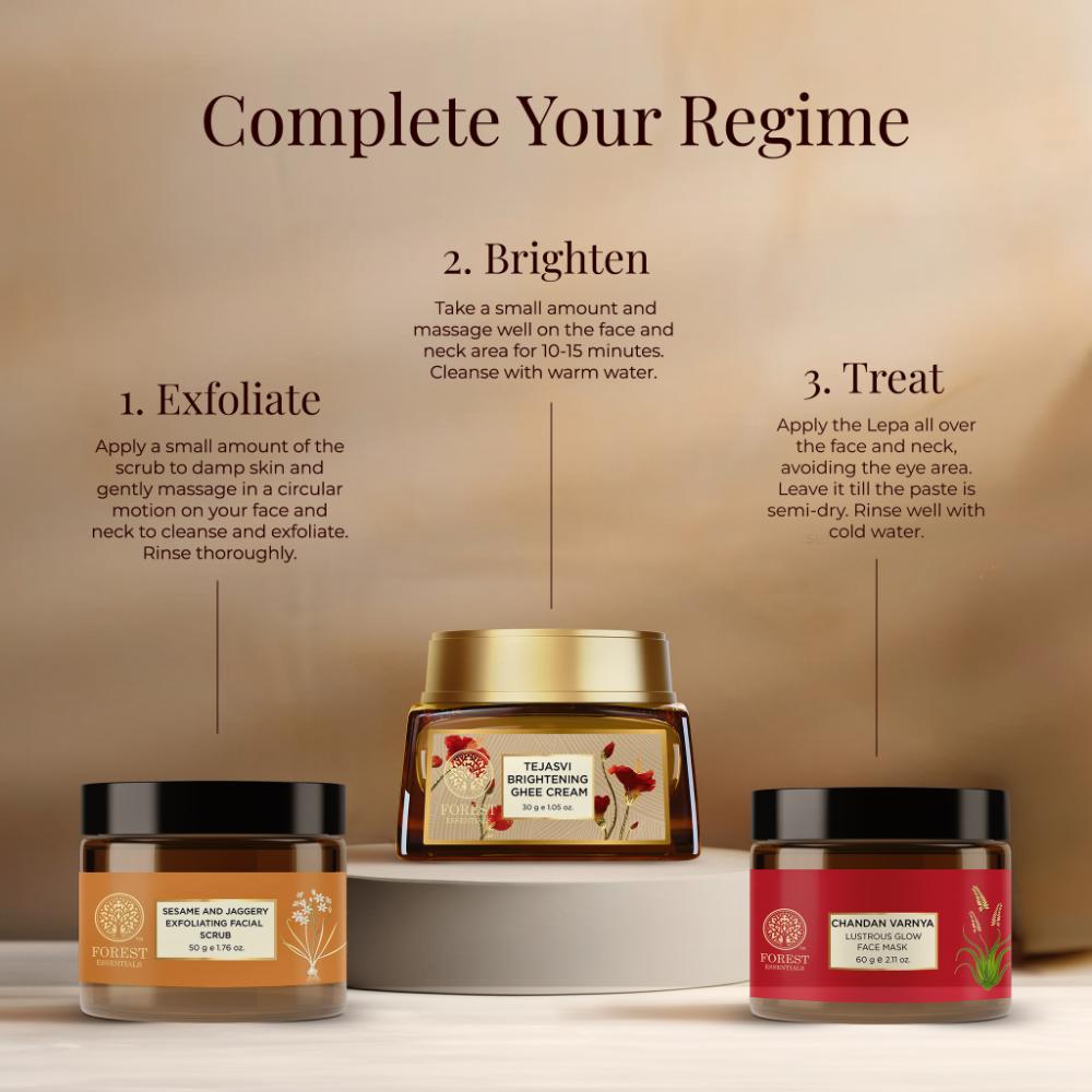 Nourishing Facial Scrub for Dry Skin - Black Sesame & Jaggery Ayurvedic Face Scrub