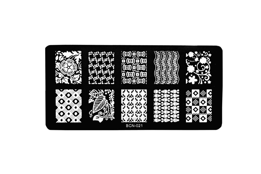 Nail Art Plate (BCN 021)