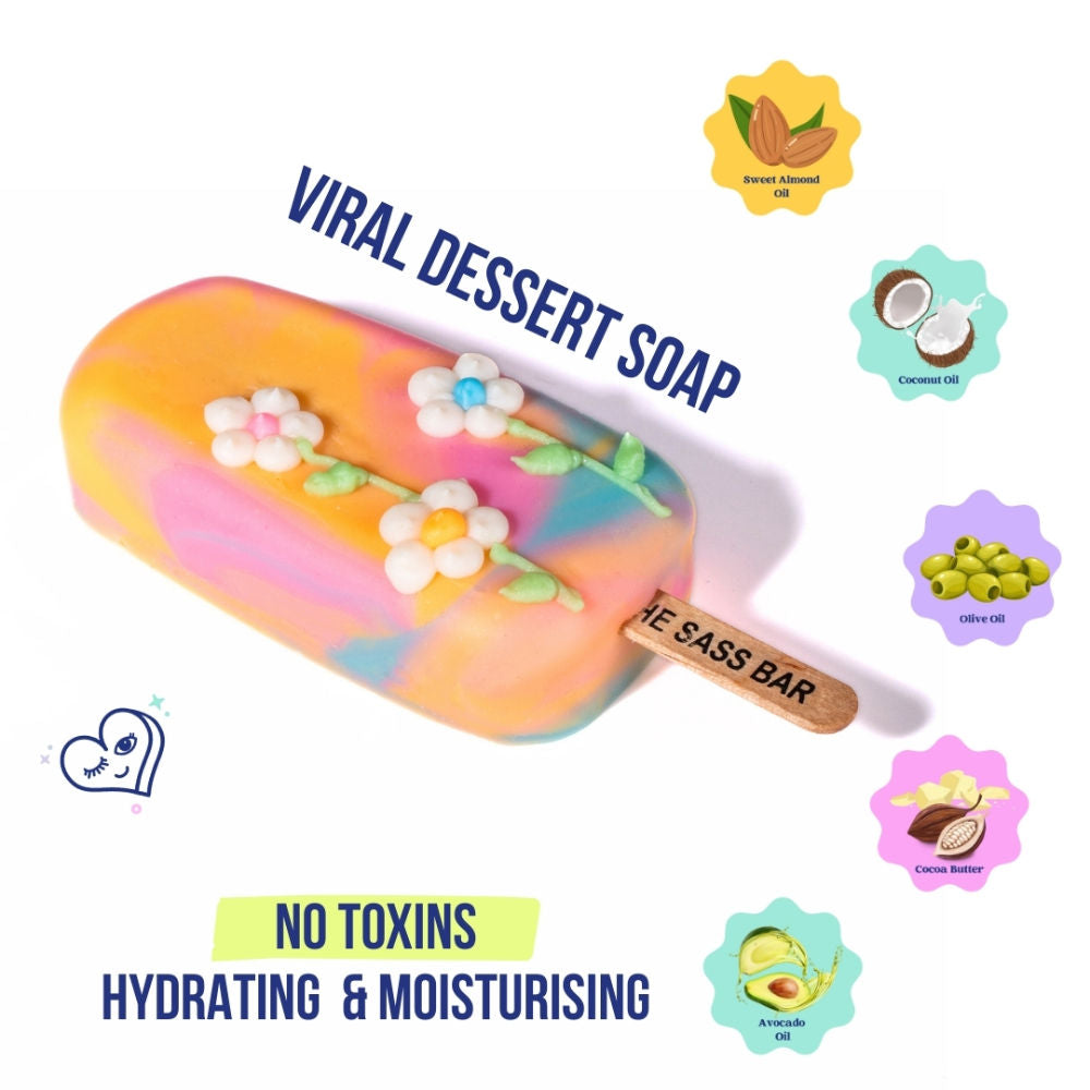 Gardenia Bloom Popsicle Soap
