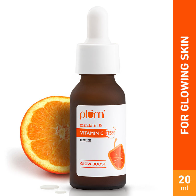 15% Vitamin C Glow Face Serum - Dermat Tested To Fight Dark Spots- Pigmentation & Dull Skin - 20ml