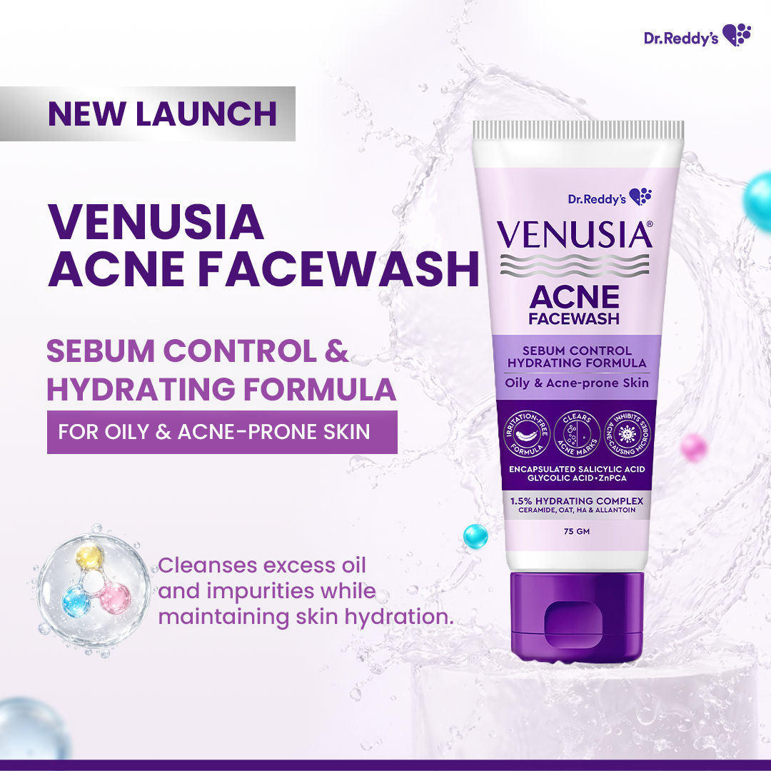 Acne Facewash With Sebum Control & Hydrating Formula