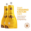 Tamarind Kasturi Ksheer Lepa, Anti Tan Face Mask for Quick Detan & Brightening, Clay Mask
