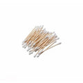 Wooden Stick Double Head Tips Natural Pure Cotton GCB006 200Pcs -Colour May Vary