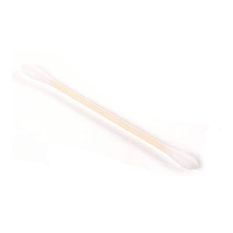Wooden Stick Double Head Tips Natural Pure Cotton GCB005 100Pcs -Colour May Vary