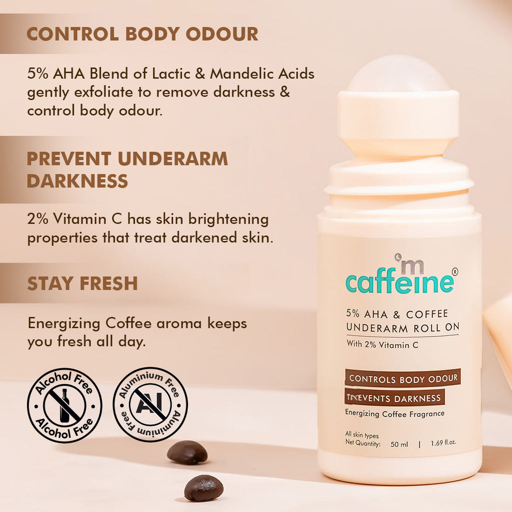 5% AHA & Coffee Underarm Roll On