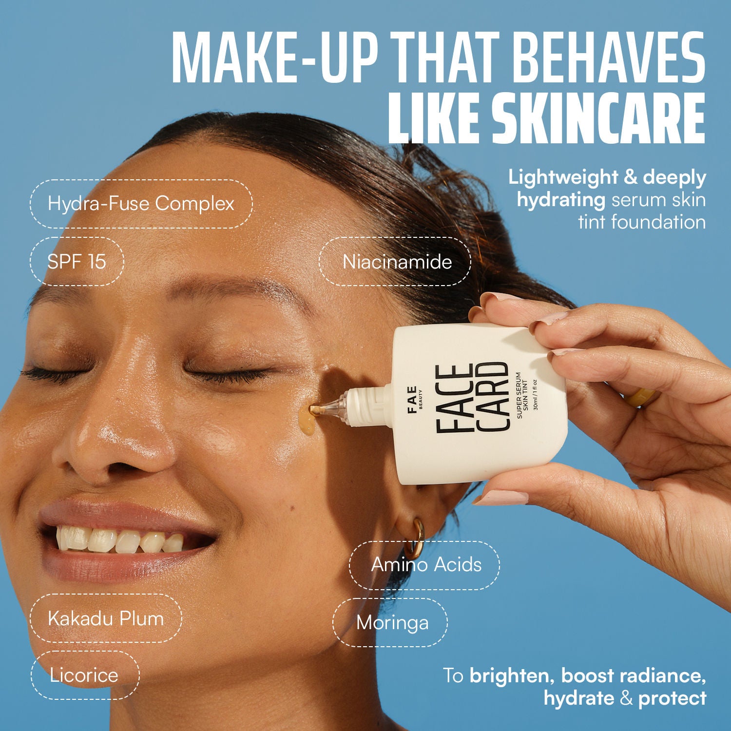 Face Card Super Serum Skin Tint Foundation