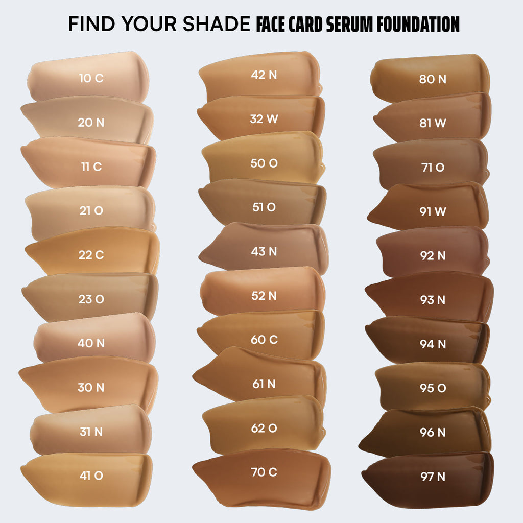 Face Card Super Serum Skin Tint Foundation