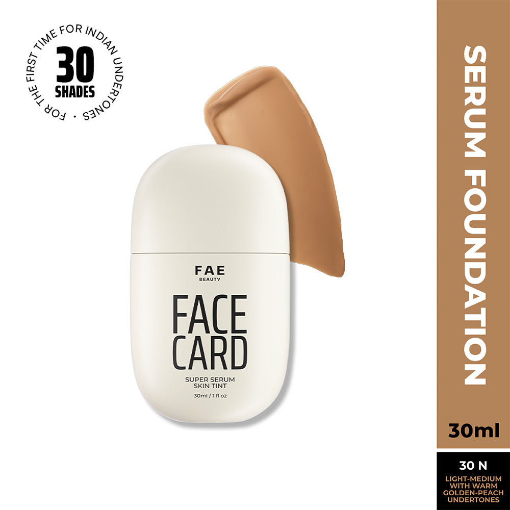 Face Card Super Serum Skin Tint Foundation - 30n Warm Neutral