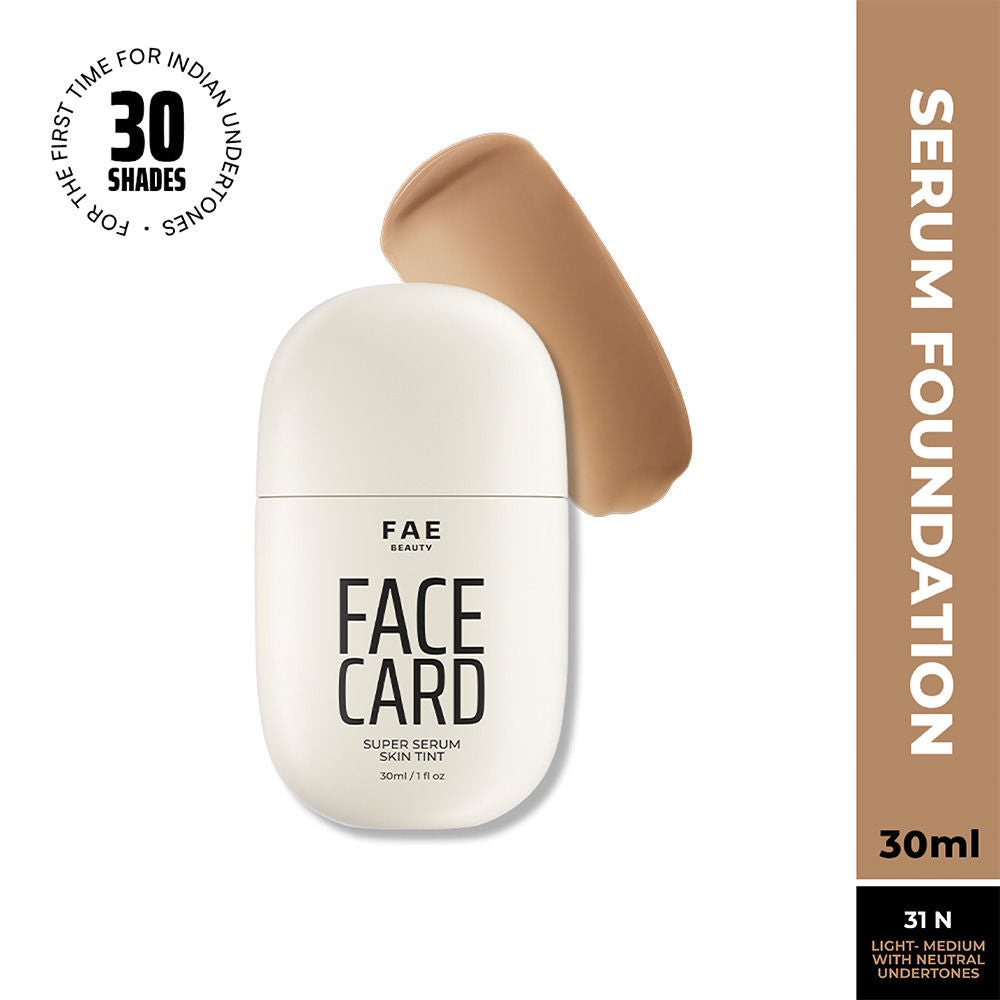 Face Card Super Serum Skin Tint Foundation - 31n Neutral