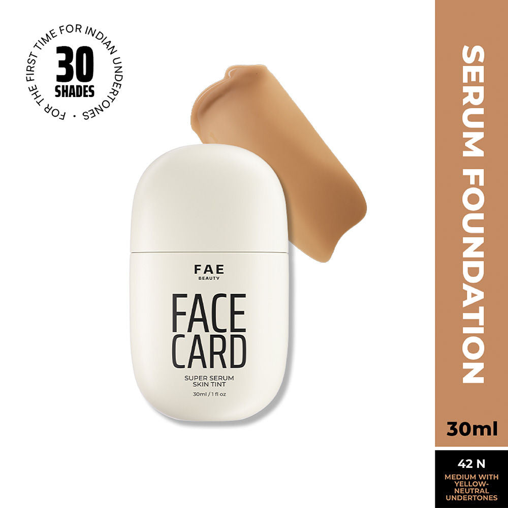 Face Card Super Serum Skin Tint Foundation - 42n Neutral