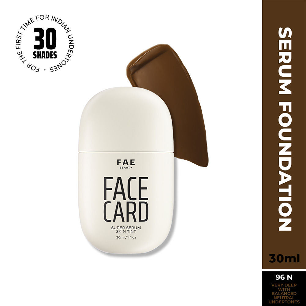 Face Card Super Serum Skin Tint Foundation - 96n Neutral