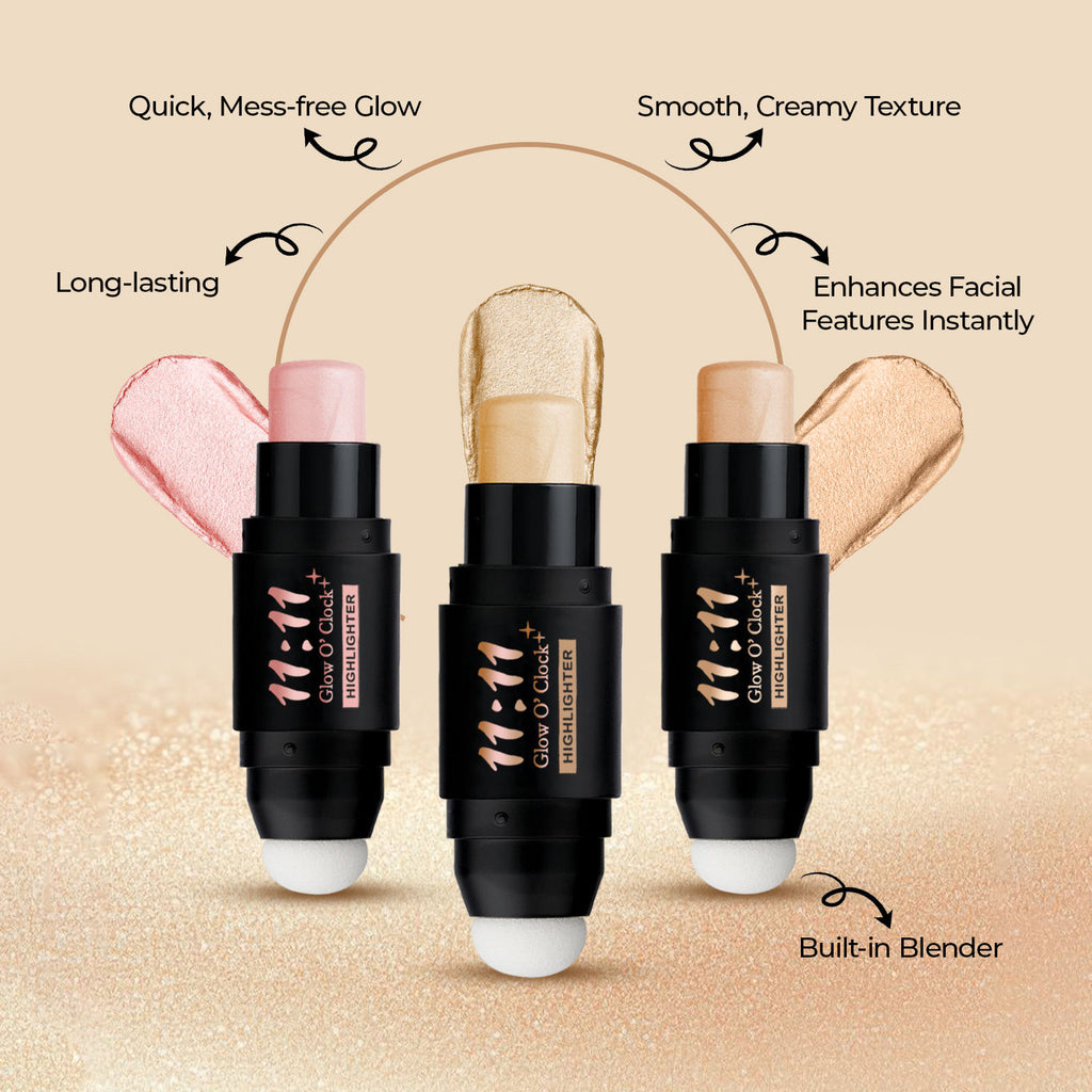 11:11 Glow O’Clock Highlighter Stick For Face & Body