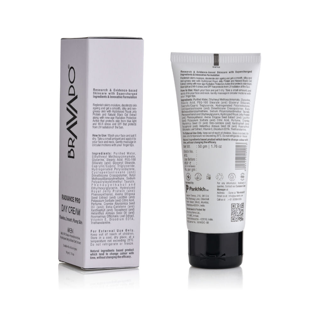 Radiance Pro Day Cream, Hydrates, Firms & Protects from Sun, Radiance Skin, Moisture Lock