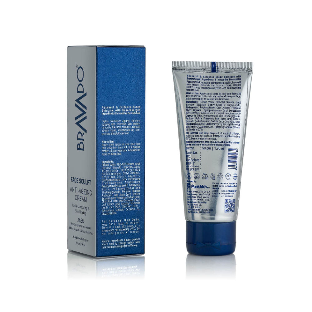 Face Sculpt Anti Ageing Cream, Firms Skin, Reduces Wrinkles, Dark Spots & Stretch Marks