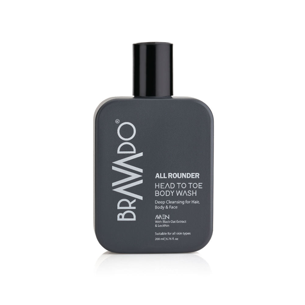 All Rounder Head to Toe Body Wash, Intense Hydration, 3-in-1 Deep Cleanser Body, Face & Hair