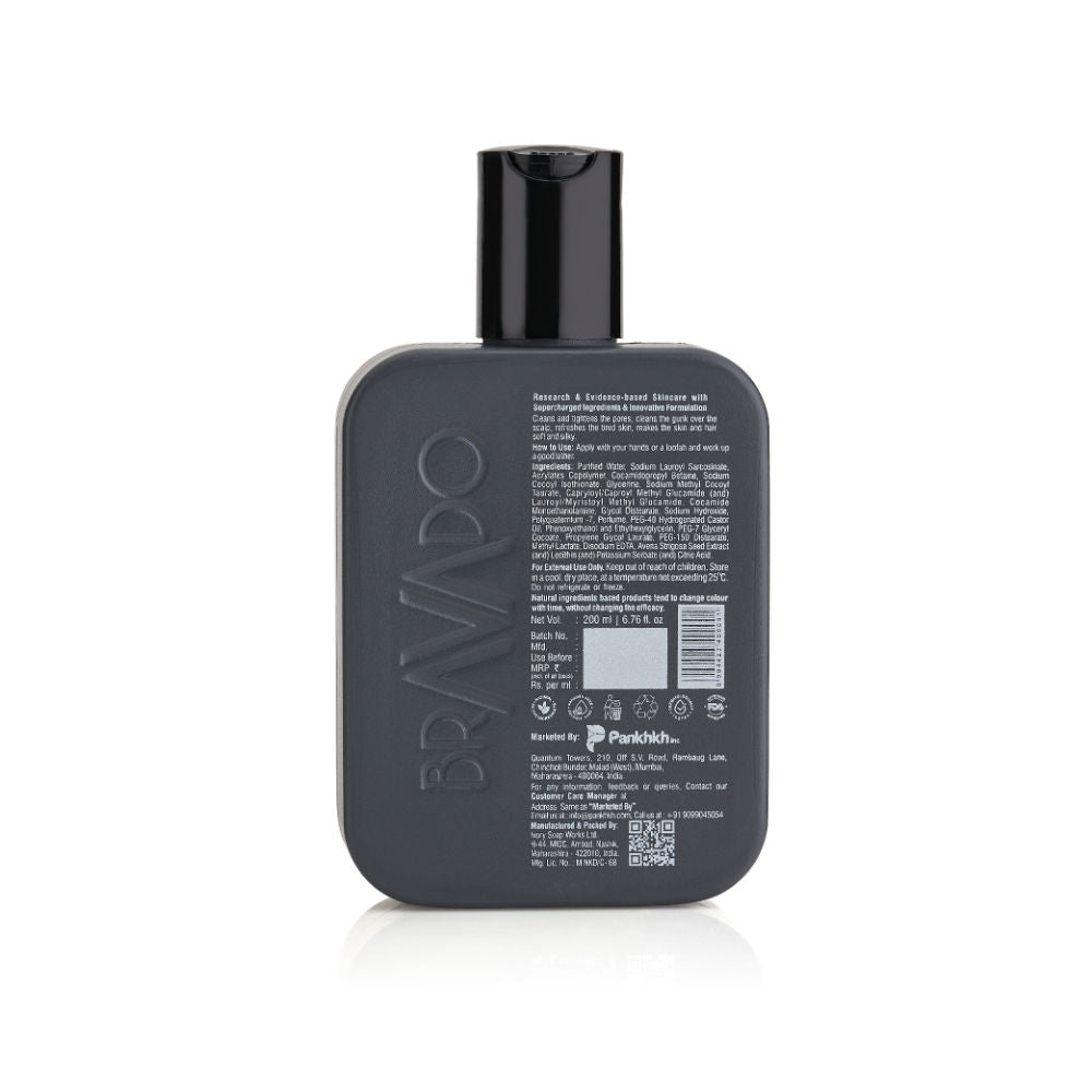 All Rounder Head to Toe Body Wash, Intense Hydration, 3-in-1 Deep Cleanser Body, Face & Hair
