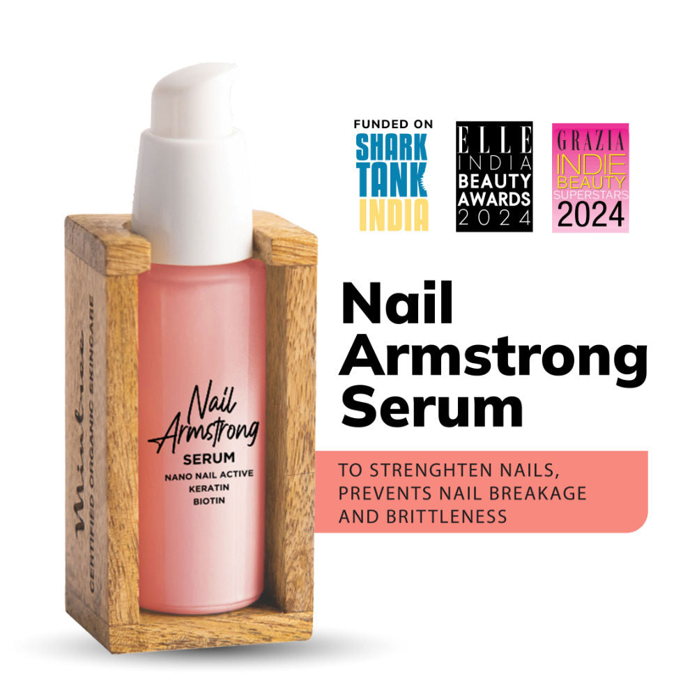 Organic Nail Armstrong Serum with Keratin repairs Cuticle & Stimulate Nail Growth for Women