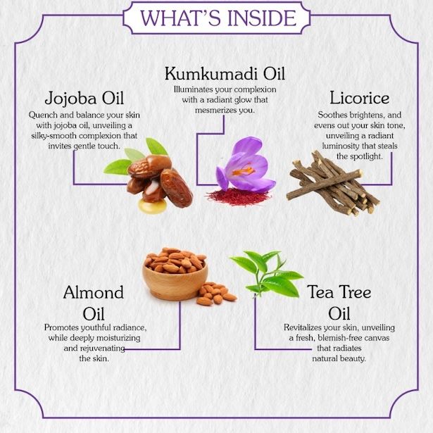 Kumkumadi Face Oil For Brightening & Glowing Skin